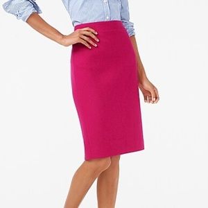 NWOT J.Crew Pink Pencil Skirt size 6